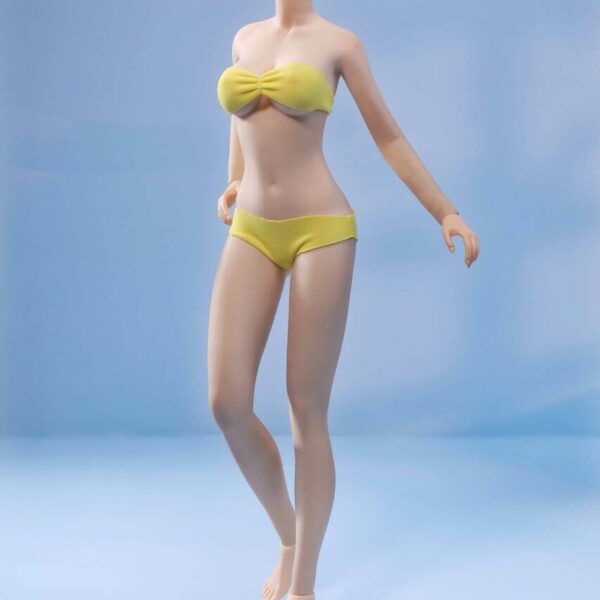 PHMB2022-S48A TBLeague Phicen 1:6 Medium Breasts Seamless Pale Body Attached Feet (no head sculpt)