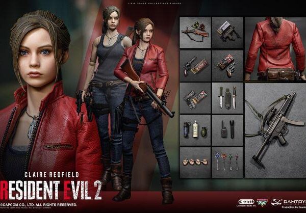 DAM-DMS038 NAUTS x DAMTOYS 1/6 Resident Evil Claire Redfield Classic Version Figure
