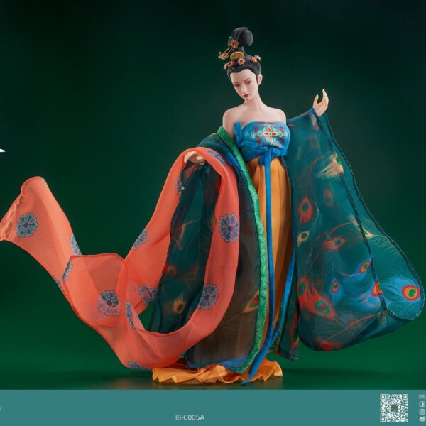 I8-C005A Hanfu "Dream of Tang Dynasty, Chang'an Woman "Yi"1/6 Scale Head Sculpt & Clothing Accessory
