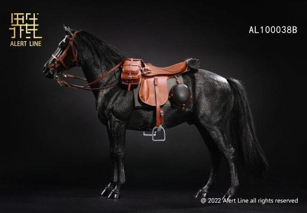 AL-100038B Alert Line 1/6 WWII German Battle Steed Black Horse