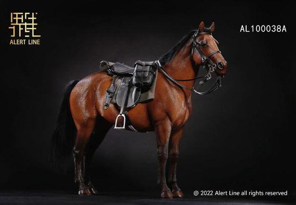 AL-100038A Alert Line 1/6 WWII German Battle Steed Brown Horse