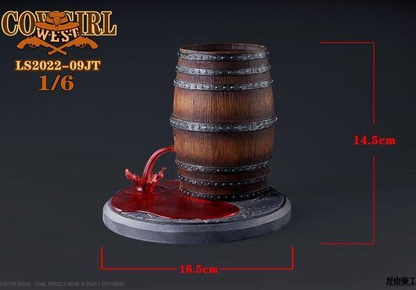 LS-2022-09JT Long Shan Jin Shu 1:6 Scene Props Wine Bucket Platform