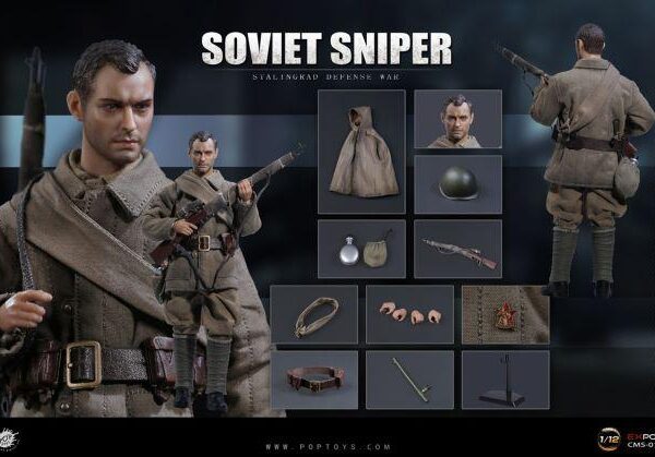 CMS010 POP Toys 1:12 Soviet Sniper Vassili Figure