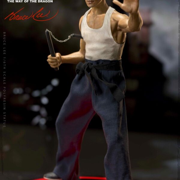 SA9060DX Star Ace 1/6 Scale (30cm) vinyl statue of Bruce Lee (Deluxe version, with Light up on Diorama)