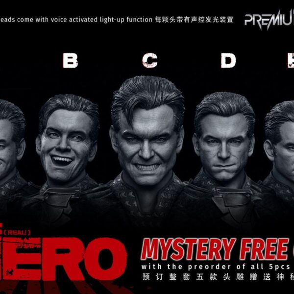 PTS PM9105ABCDE Premium toys 1/6 The Hero Head Sculpt