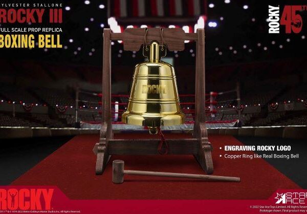 SA4011 Star Ace ROCKY BALBOA 1/1 BOXING BELL (REAL COPPER)