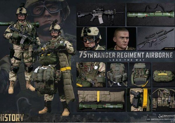 DAM78094 DAM Toys 75th Ranger Regiment Airborne 1/6 Action Figure