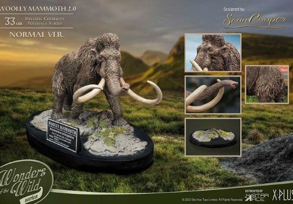 SA5017 Star Ace Woolly Mammoth 2.0 “WONDER WILD" series 33cm Polyresin Statue 2.0 (Normal)