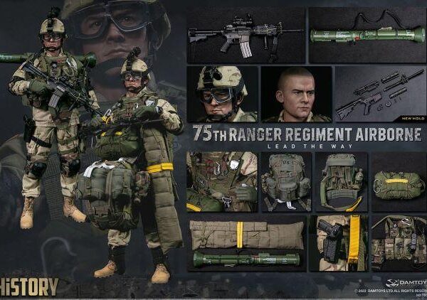 DAM78094F DAM Toys 75th Ranger Regiment Airborne 1/6 Action Figure