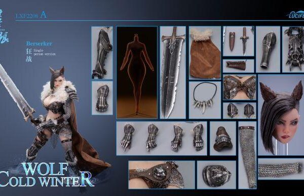 LXF-2208A Lucifer Cold Winter Wolf Berserker 1:6 Figure [