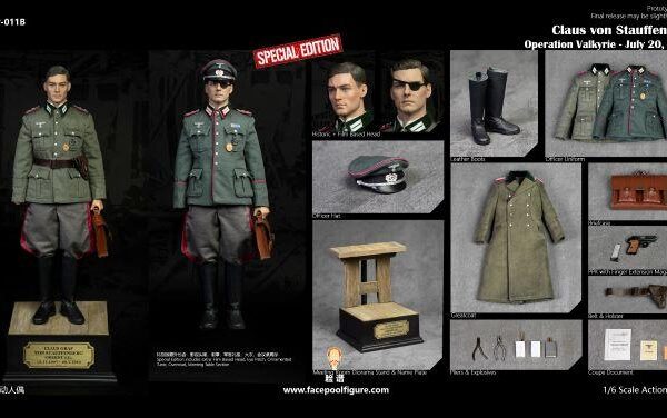 FP011B Facepoolfigure New Product FP011 Discover History Series Operation Valkyrie (Special Edition) (Limited to 400pcs oversea)