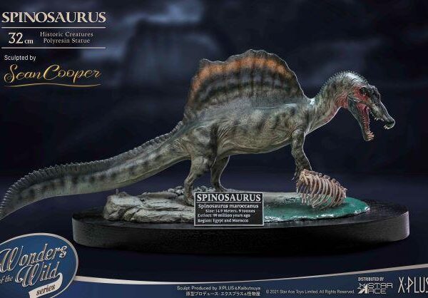 SA5027 Star Ace Spinosaurus 2.0 (Land ver.) “WONDER WILD" series 32cm Polyresin Statue(Normal ver.)