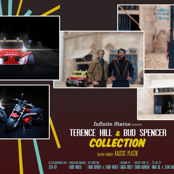 IK-90041 SET MEGA BUNDLE BUD E TERENCE (Once Car, Two Motorbikes, Four Figures)