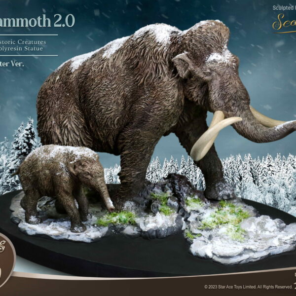 SA5031 - Woolly Mammoth 2.0 w/ baby Mammoth (Winter version)