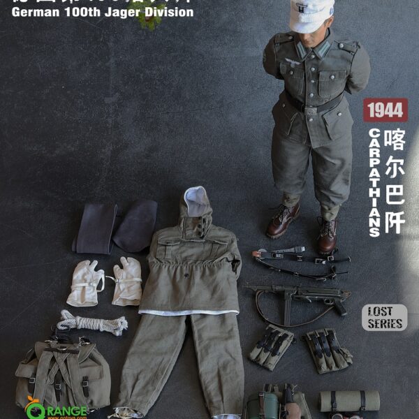 QOM-1027 - QORANGE QOTOYS 1/6 German 100th Jager Division Carpathians 1944