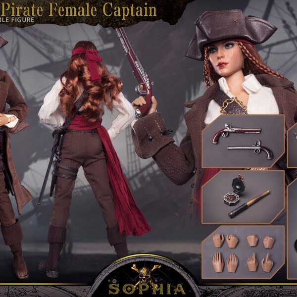 BBK017 - BBK 1/6 Scale Pirates of the Caribbean Female Captain Sophia
