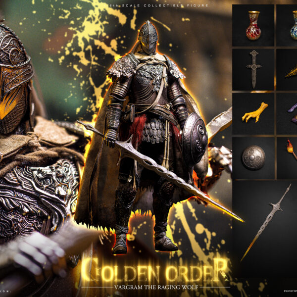 VM-048A - VTS TOYS 1/6 GOLDEN ORDER VARGARM THE RAGING WOLF (NORMAL EDITION)