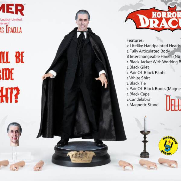 91436 - HORROR OF DRACULA: Count DRACULA 1/6 Scale (Deluxe Edition)