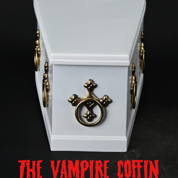 91442 - HORROR OF DRACULA: White DRACULA COFFIN 1/6 Accessory