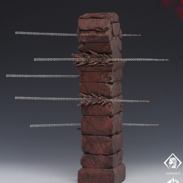 GK028D - DAMTOYS 1/6 Gangsters Kingdom DIAMOND 8 WALL + BULLET EFFECTS PIECE