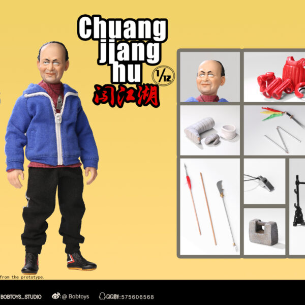 CJH-012 - BOBTOYS 1/12 CHUANG JIANGHU Series Bald Stenson
