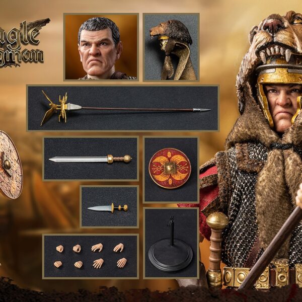 HH18068 - HHMODEL 1/12 Imperial Legion Rome Eagle Flagman
