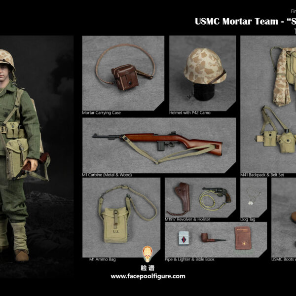 FP013A - FACEPOOLFIGURE 1/6 USMC Mortar Team “Sledge Hammer” (STANDARD VERSION)