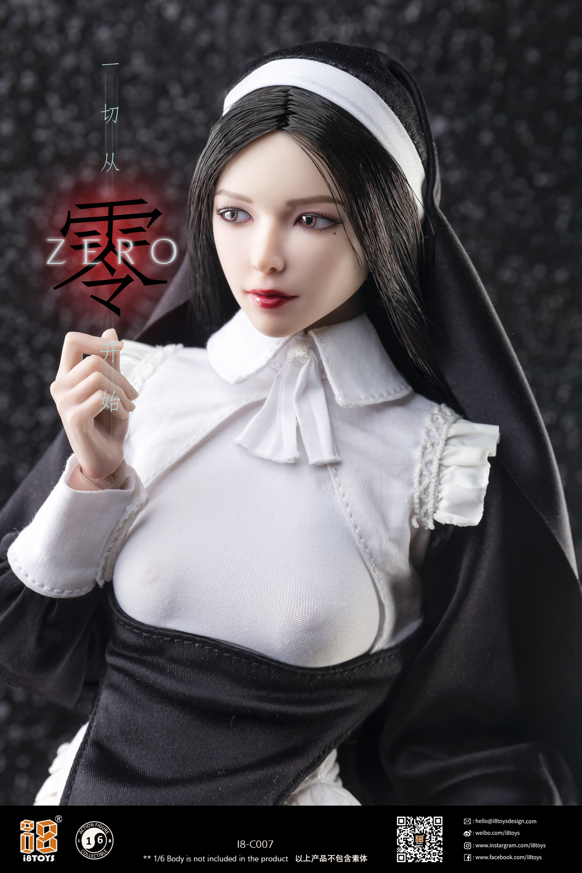 I8-C007 - I8Toys 1/6 Zero (The Nun) Collectible Costume Set