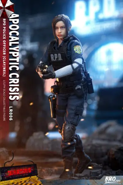 LR006 - Brotoys 1/12 Doomsday Crisis RPD Police Officer - Clay