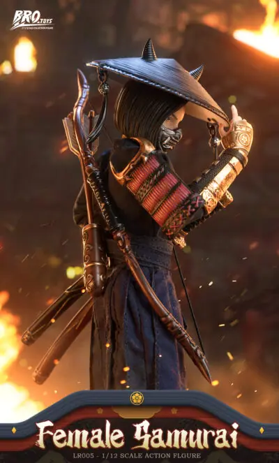 新品未開封 BROtoys『女性侍』1/12スケール アクションフィギュア 1/12 BROTOYS LR005 Female Samurai Warrior 6