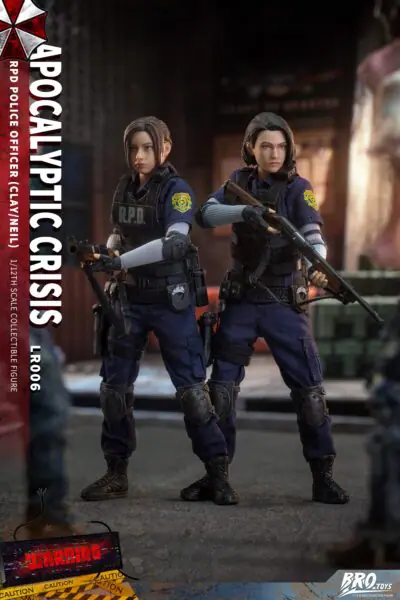 LR006 - Brotoys 1/12 Doomsday Crisis RPD Police Officer - Clay