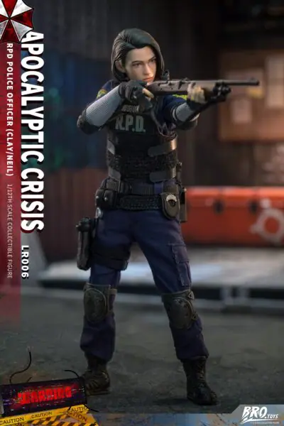 LR006 - Brotoys 1/12 Doomsday Crisis RPD Police Officer - Clay