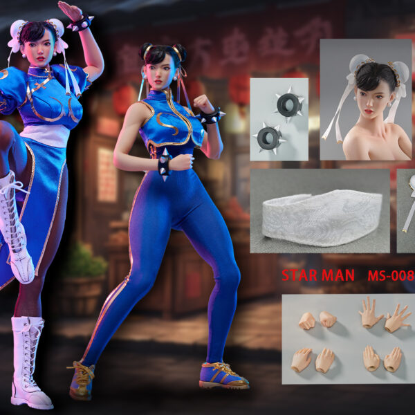 MS-008 - STAR MAN 1/6  Female Fighter Chun-li