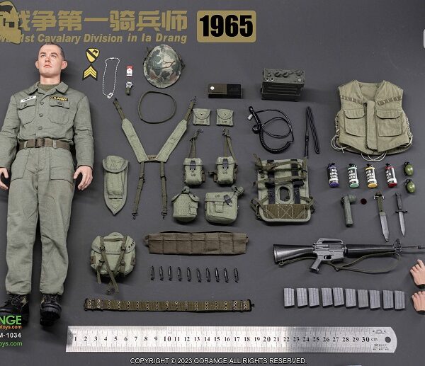 QOM-1034 - QORANGE x QOTOYS 1/6 Vietnam War U.S. Army 1st Cavalry Division in Ia Drang 1965