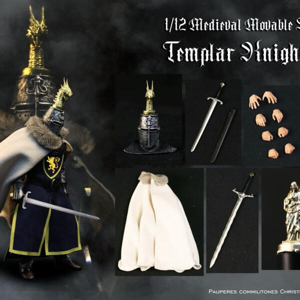 FP018 - FIRE PHOENIX 1/12 Die-Casting Alloy Medieval - Templar Knights
