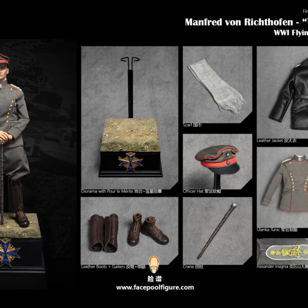 FP014A - Facepoolfigure 1/6 Action Figure – Manfred von Richthofen – The Red Baron (Standard Edition)