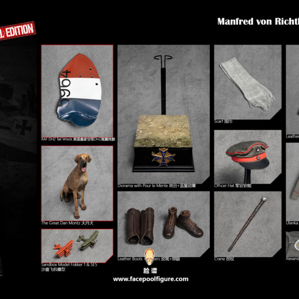 FP014B - Facepoolfigure 1/6 Action Figure – Manfred von Richthofen – The Red Baron (Special Edition)