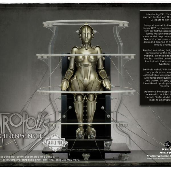 411-200234CP - X-PLUS 1/8 Metropolis Maschinenmensch Seated Version