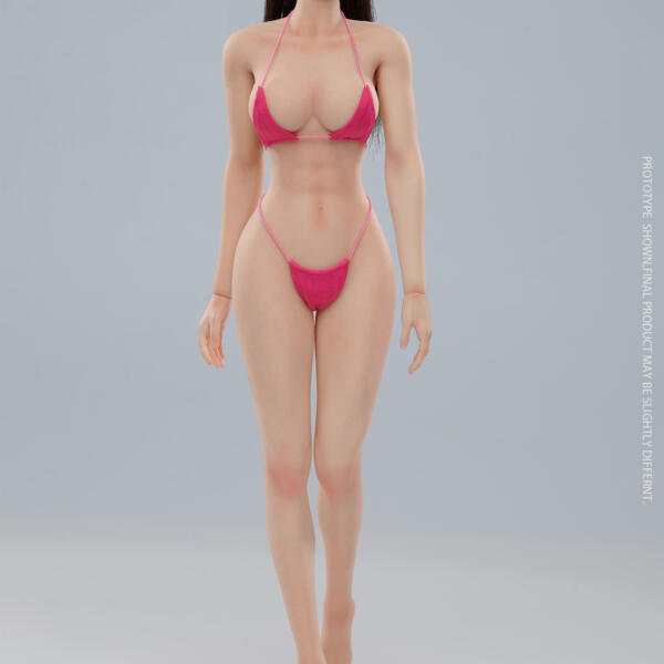 VCD-02C - VERYCOOL 1/6 Medium Chest Standard Universal Women Silicone Body Have Feet