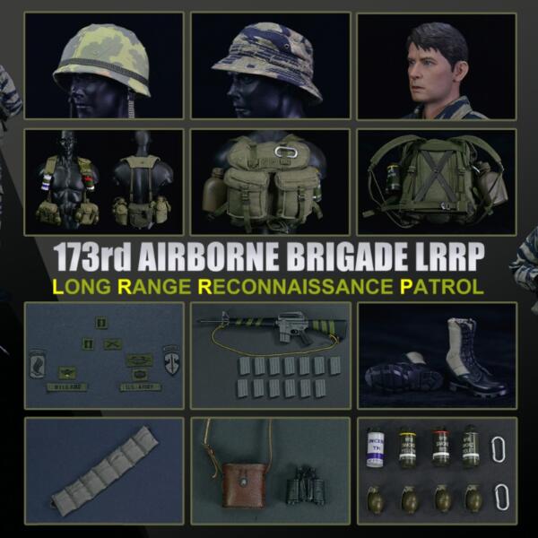 UD9029 - UJINDOU 1/6 Vietnam War U.S. Army 173rd Airborne Brigade LRRP