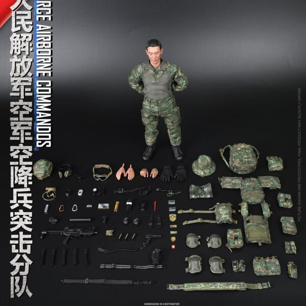 SS133 - Soldier Story 1/6 PLA Air Force Airborne Commandos Collectible Action Figure (Standard Version)