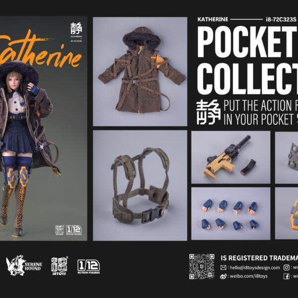 i8-72C323S - i8Toys 1/12 Katherine Serene Hound - Pocket Collection (Deluxe Version)