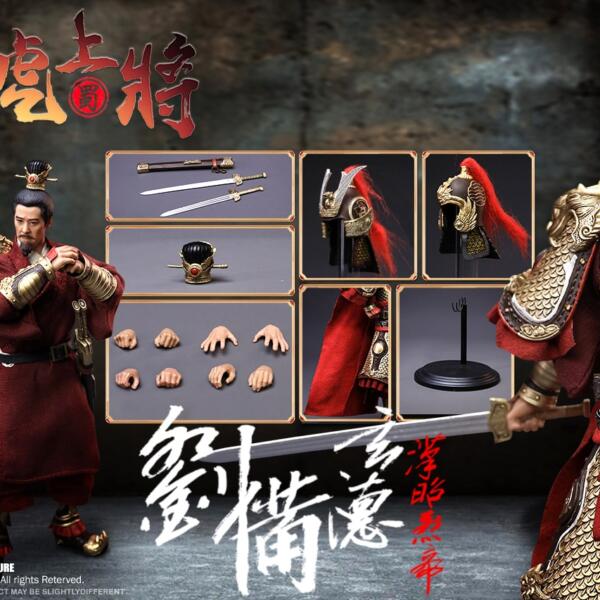 SG006 - 303TOYS 1/12 THREE KINGDOMS ON PLAM - LIU BEI, XUANDE (DELUXE FIGURE VERSION)