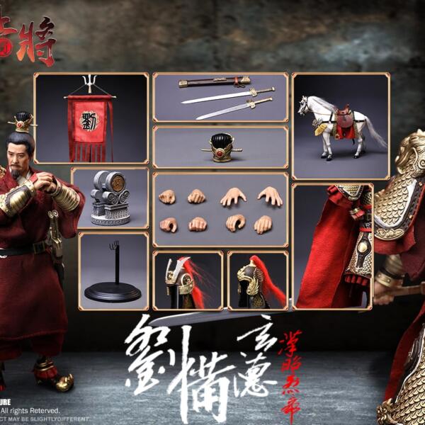 SG006-B - 303TOYS 1/12 THREE KINGDOMS ON PLAM - LIU BEI, XUANDE (DELUXE BATTLE FIELD VERSION)