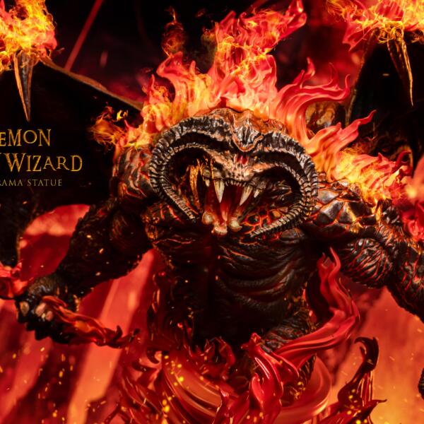 DYM202401C - Hell Cat 1/12 Grey Wizard vs Abyss Demon Diorama - Abyss Demon Statue