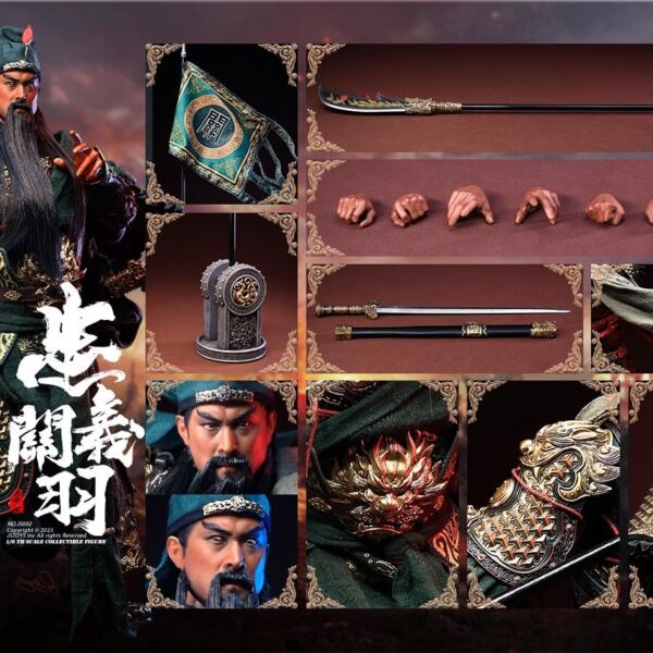 JS002 - JIASHENG JSTOYS 1/6 THREE KINDOMS - LOYAL & RIGHTEOUS GUAN YU YUCHANG (EXCLUSIVE VERSION)