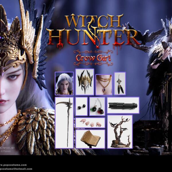 WH-005 - POP COSTUME 1/6 Witch Hunter Series - The Crow Girl (Deluxe Version)