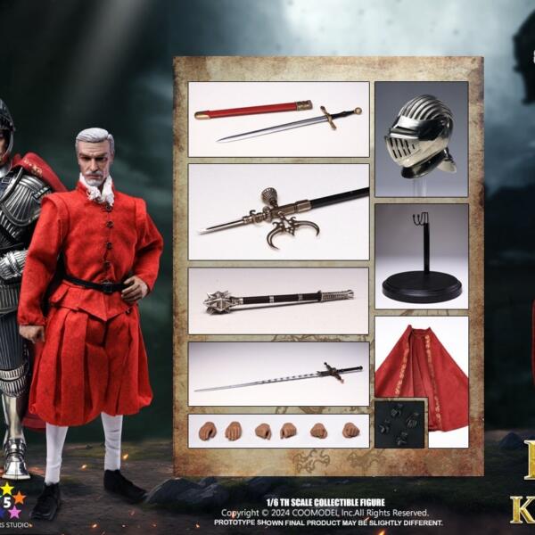 SE130 - COOMODEL 1/6 SERIES OF EMPIRES - HOLY EMPIRE KNIGHT (BRONZE COMMEMORATIVE EDITION)