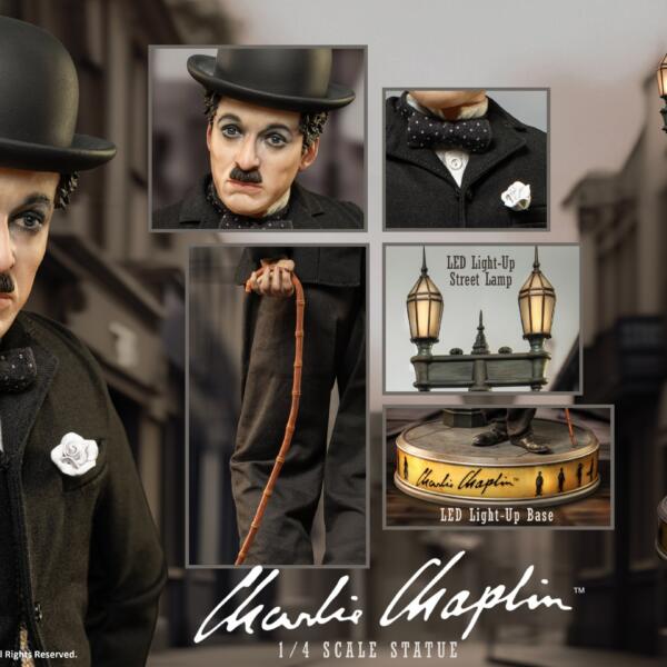 SA4018 - STAR ACE 1/4 Scale Polyresin Statue - Charlie Chaplin (Deluxe Version)