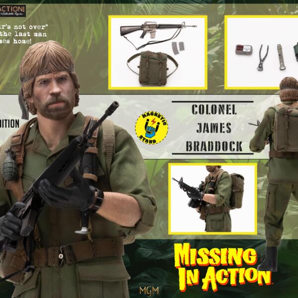 0833300968431 - KAUSTIC PLASTIK × INFINITE STATUE 1/6 MISSING IN ACTION COLONEL JAMES BRADDOCK (Deluxe Version)